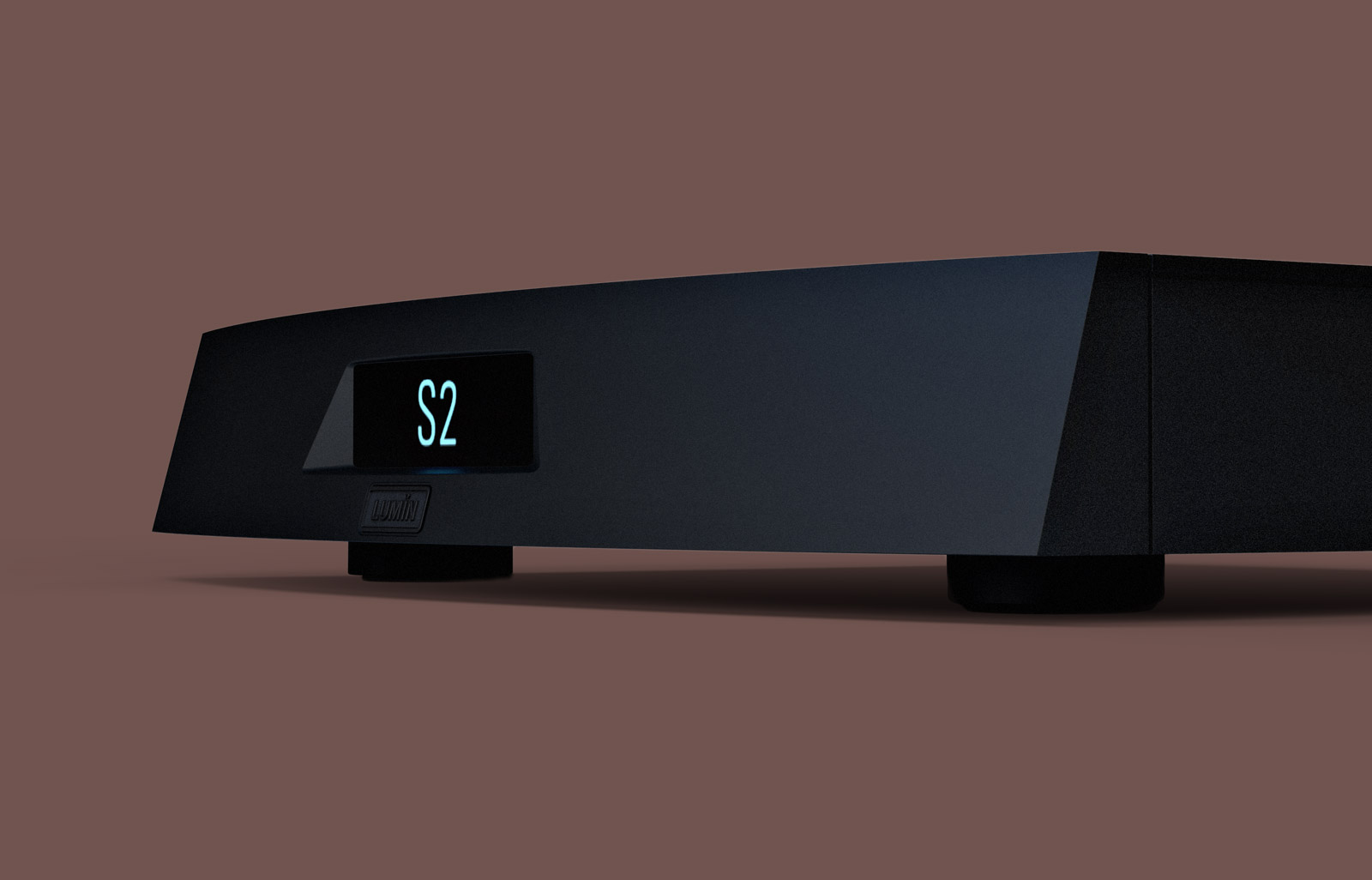 Lumin S2 Network Player — Front-panel construction